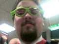 Bw Christian mit Agentenbrille